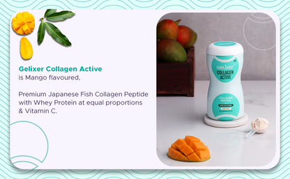Gelixer Collagen Active (Mango flavor) 250 gm