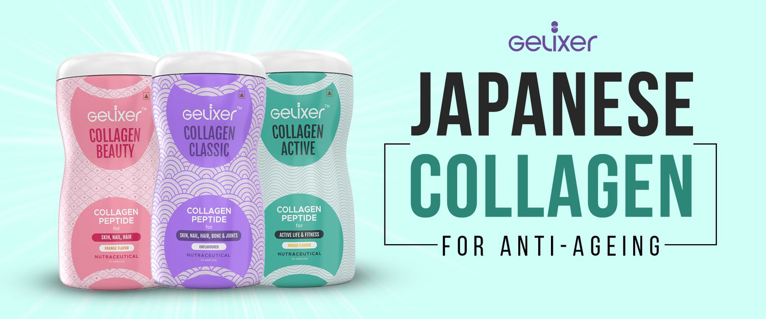 Gelixer Collagen Clinically Proven, Japanese Marine Collagen Peptide